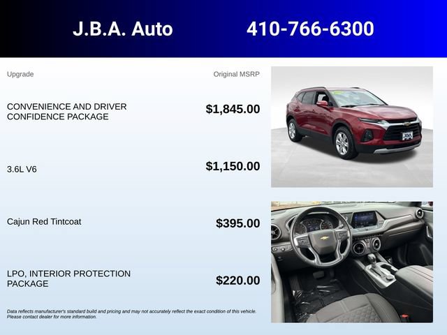 Certified 2020 Chevrolet Blazer LT AWD/4WD image 5