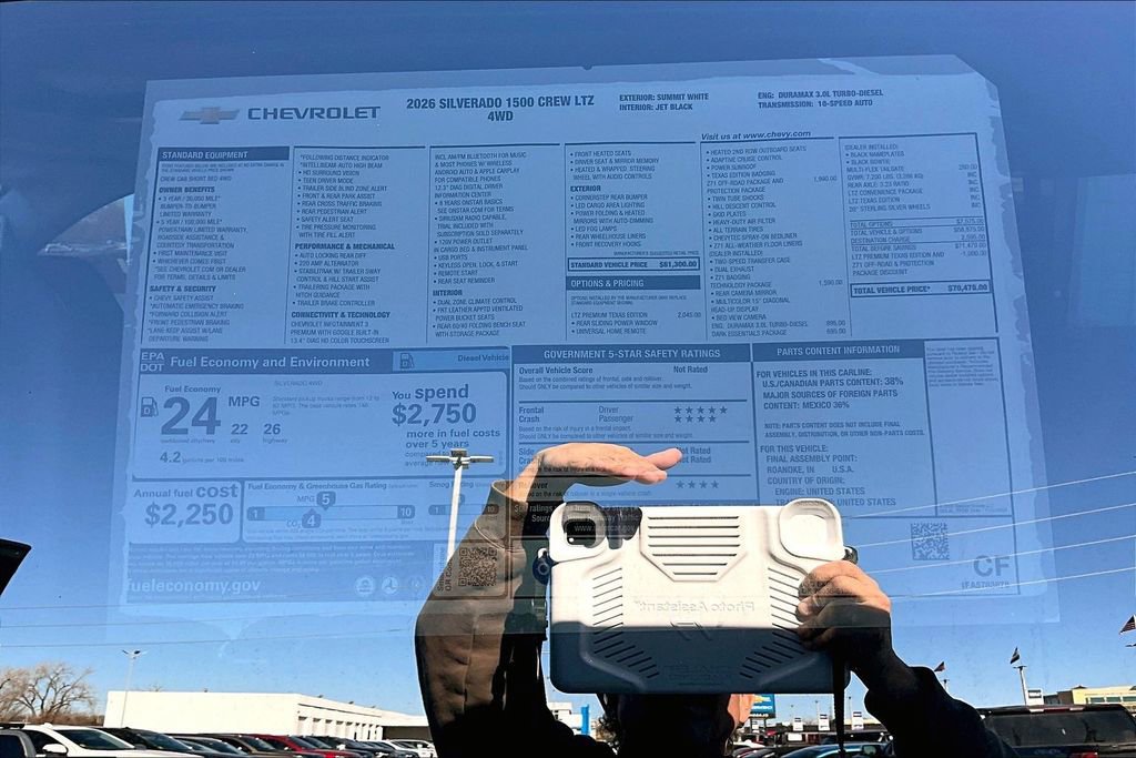 New 2026 Chevrolet Silverado 1500 LTZ w/ LTZ Premium Texas Edition image 14