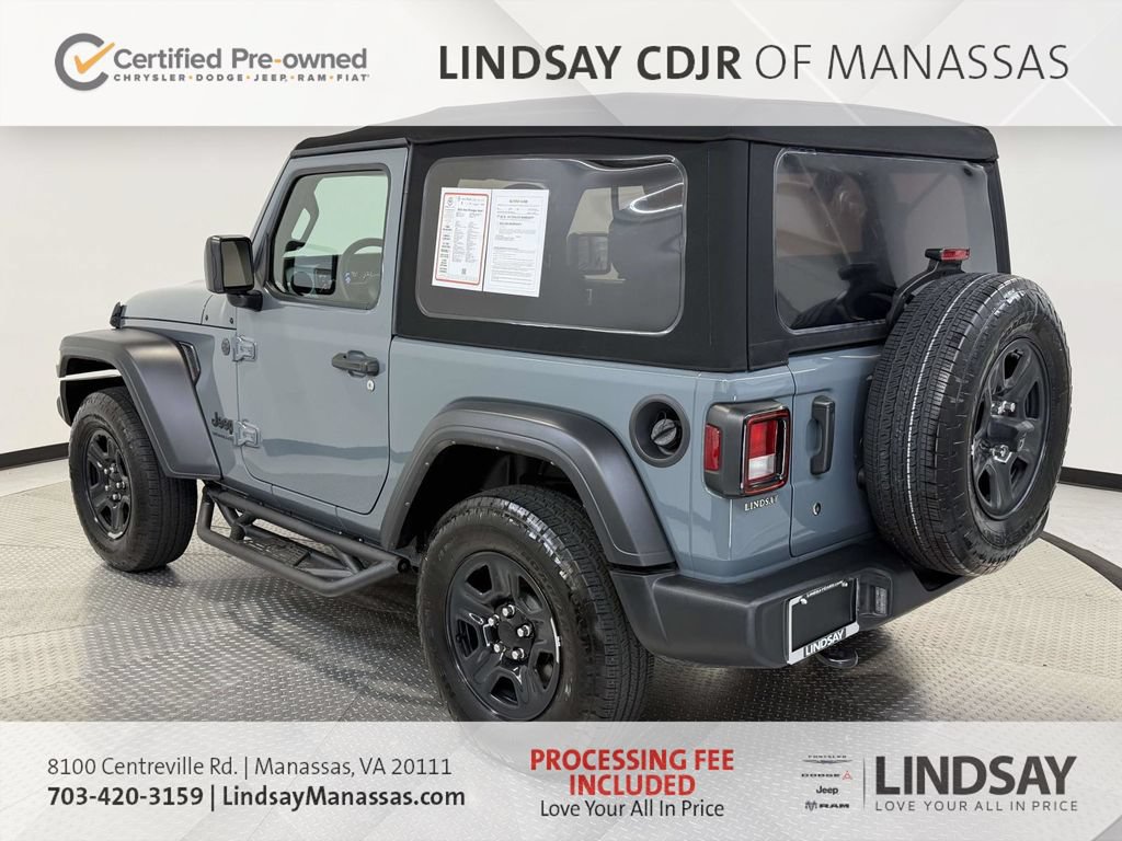 Certified 2024 Jeep Wrangler Sport AWD/4WD image 7