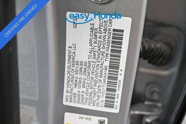 Certified 2024 Honda Accord LX image 18