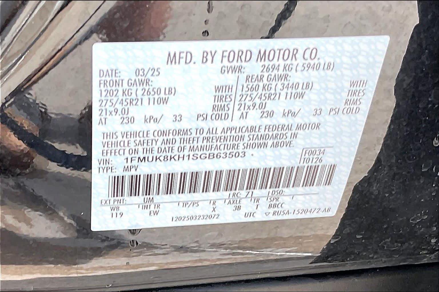 Used 2025 Ford Explorer ST-Line w/ ST-Line Street Pack AWD/4WD image 66