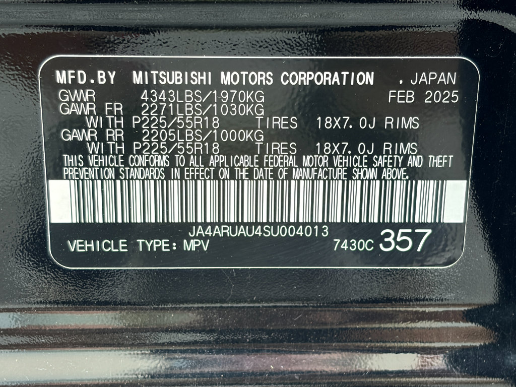 Used 2025 Mitsubishi Outlander Sport ES AWD/4WD image 32