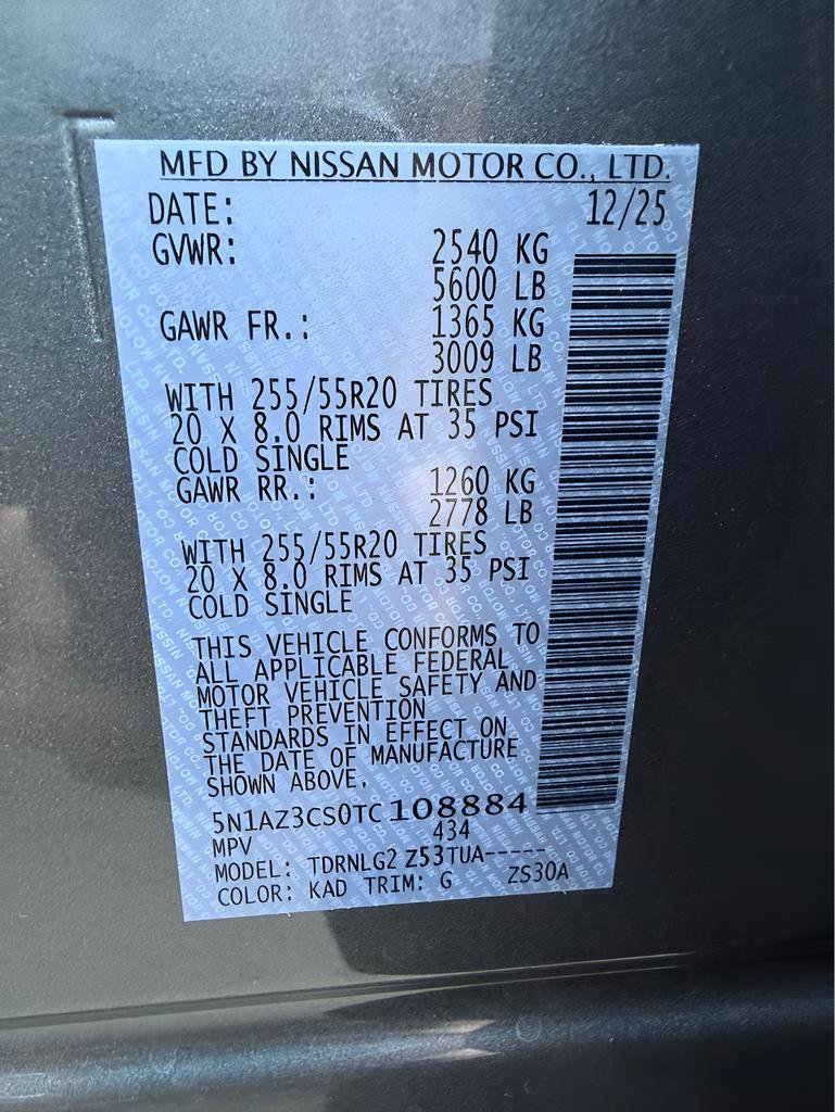 New 2026 Nissan Murano SL image 27