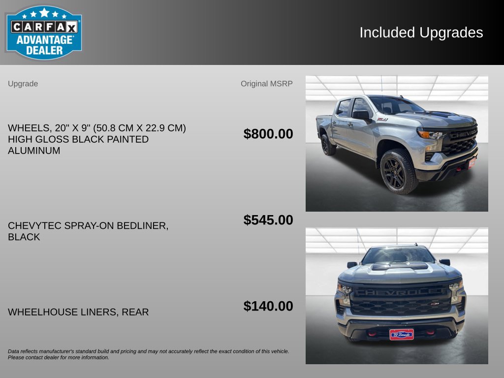 Used 2024 Chevrolet Silverado 1500 Custom Trail Boss AWD/4WD image 3