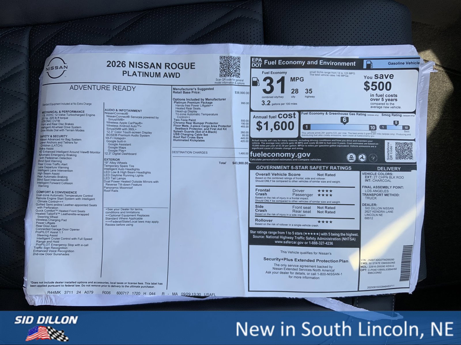 New 2026 Nissan Rogue Platinum w/ Platinum Premium Package image 13