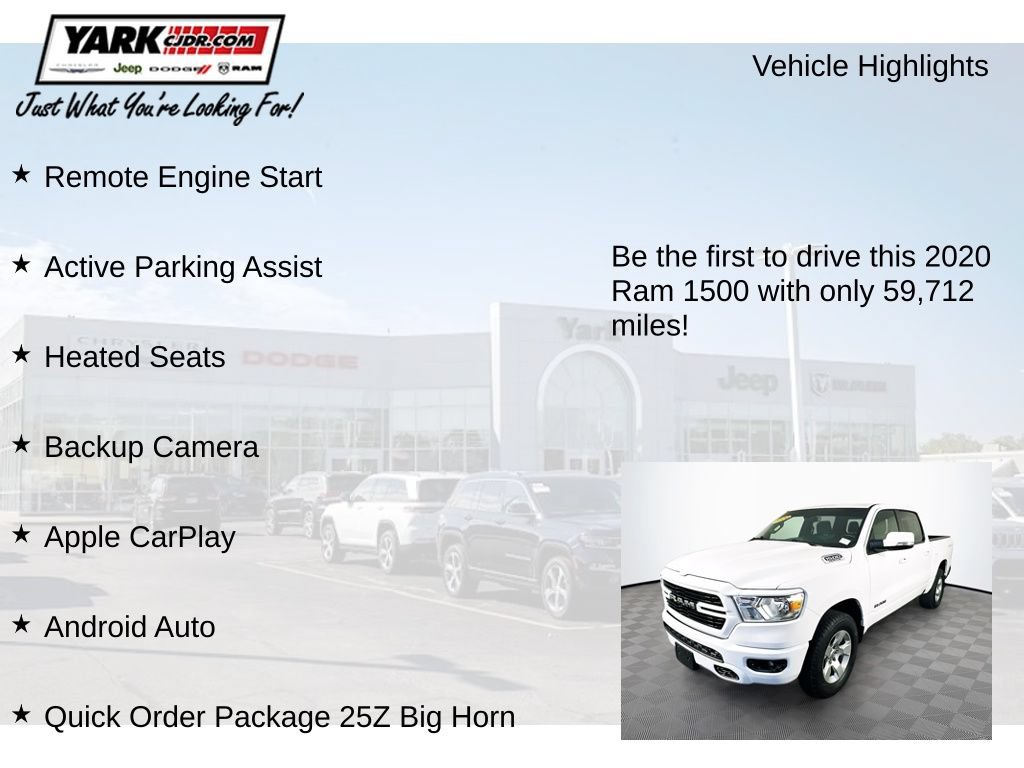 Certified 2020 RAM 1500 Big Horn AWD/4WD image 13