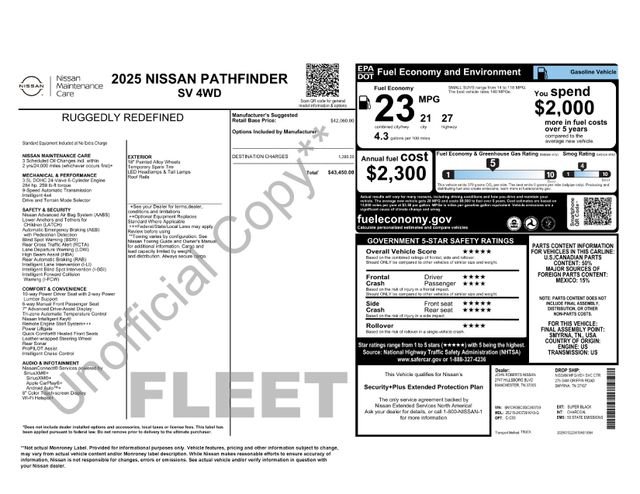 Used 2025 Nissan Pathfinder SV image 12