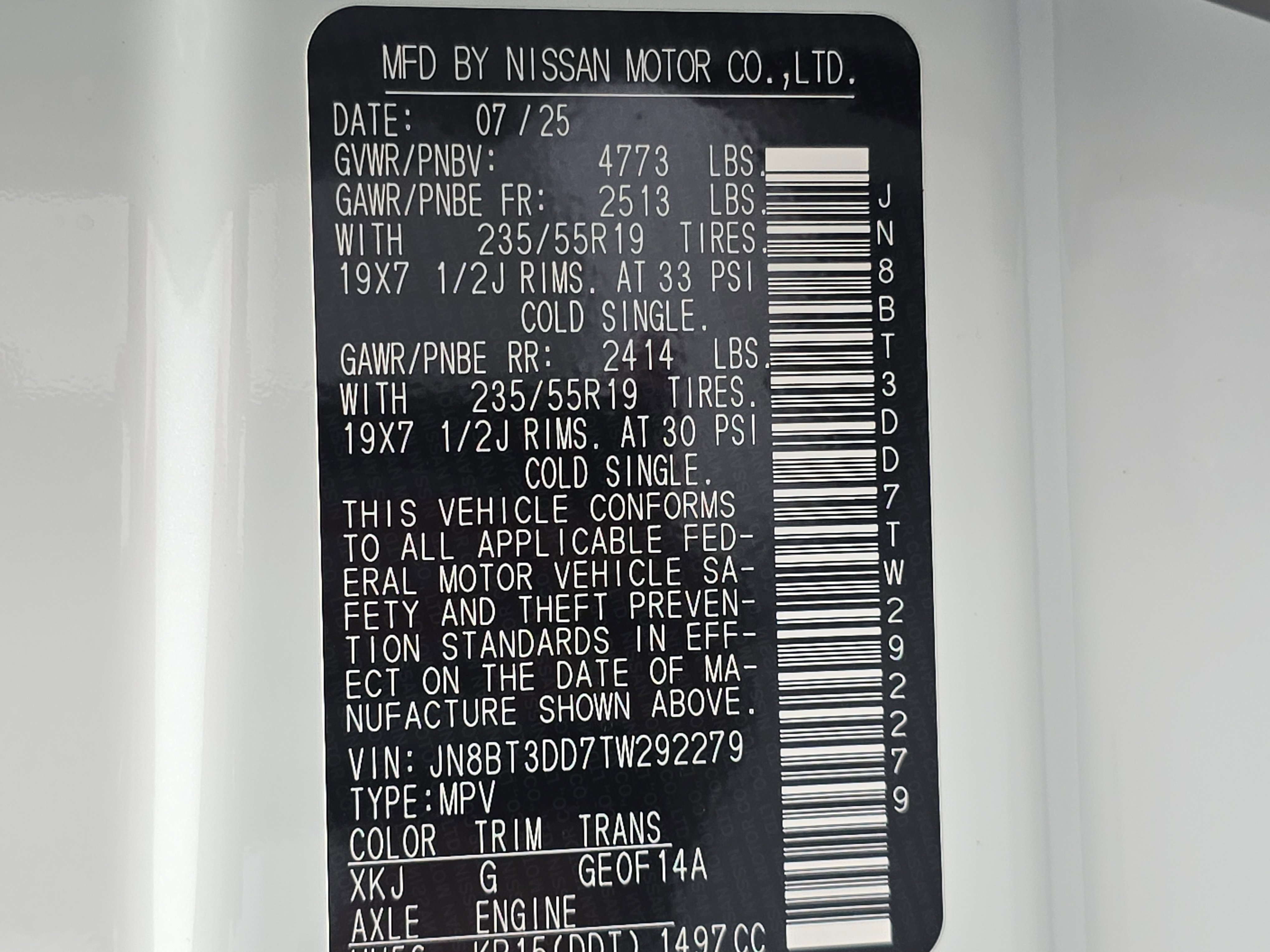 New 2026 Nissan Rogue Platinum image 36