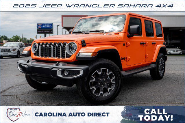 Used 2025 Jeep Wrangler Unlimited Sahara AWD/4WD image 1
