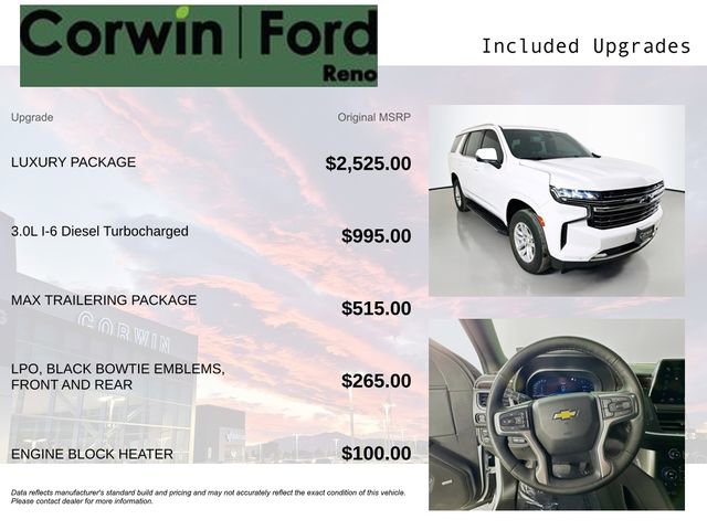 Used 2023 Chevrolet Tahoe LT w/ Luxury Package image 3