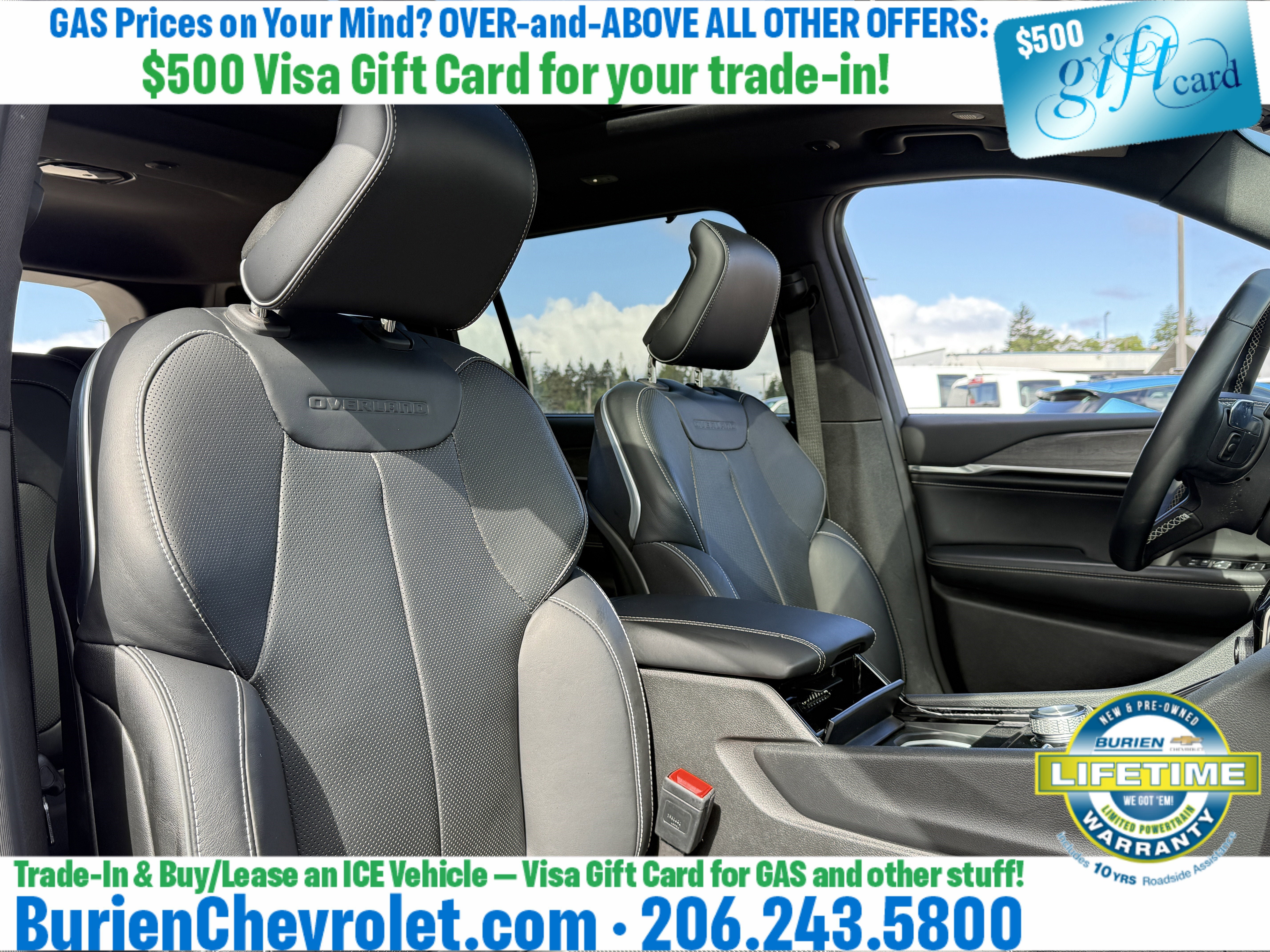 Used 2024 Jeep Grand Cherokee L Overland w/ Advanced Protech Group III AWD/4WD image 21