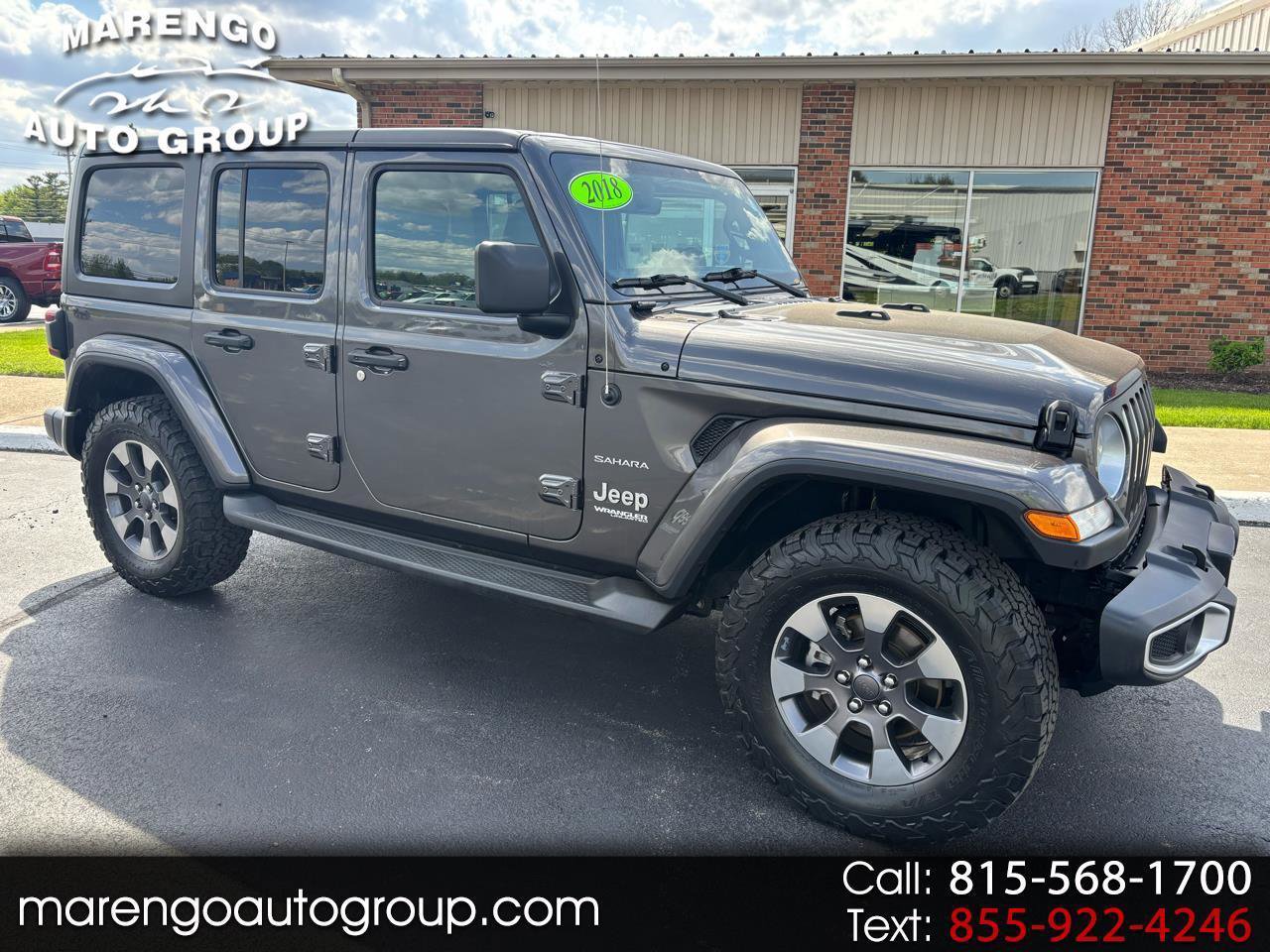 Used 2018 Jeep Wrangler Unlimited Sahara AWD/4WD image 1