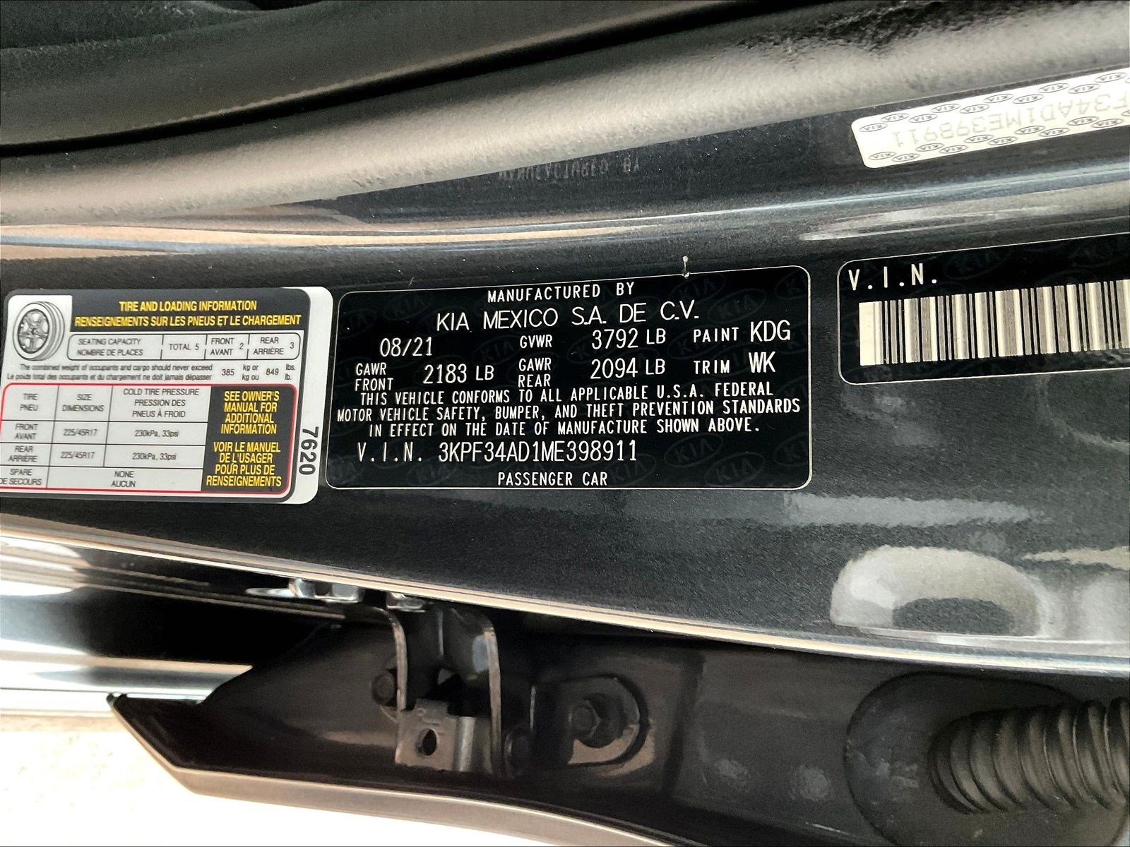 Used 2021 Kia Forte GT-Line w/ GT-Line Premium Package FWD image 18