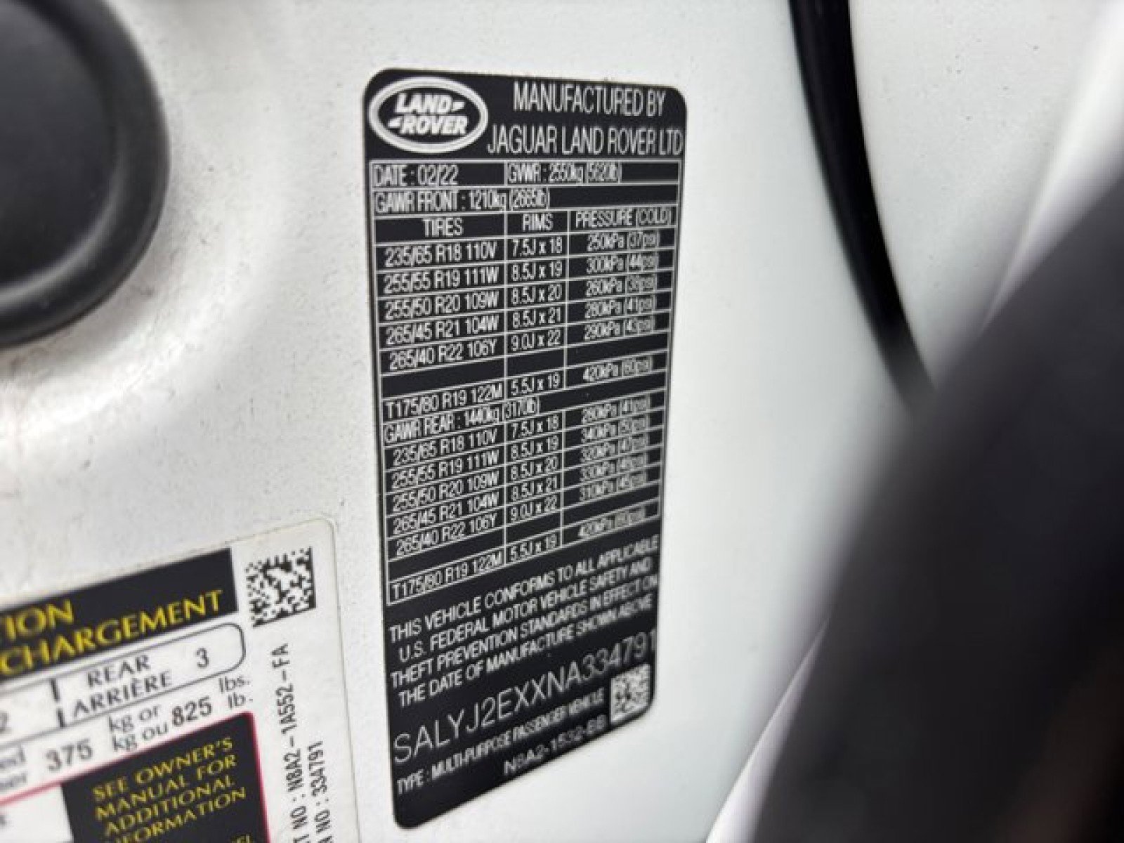 Certified 2022 Land Rover Range Rover Velar S image 23