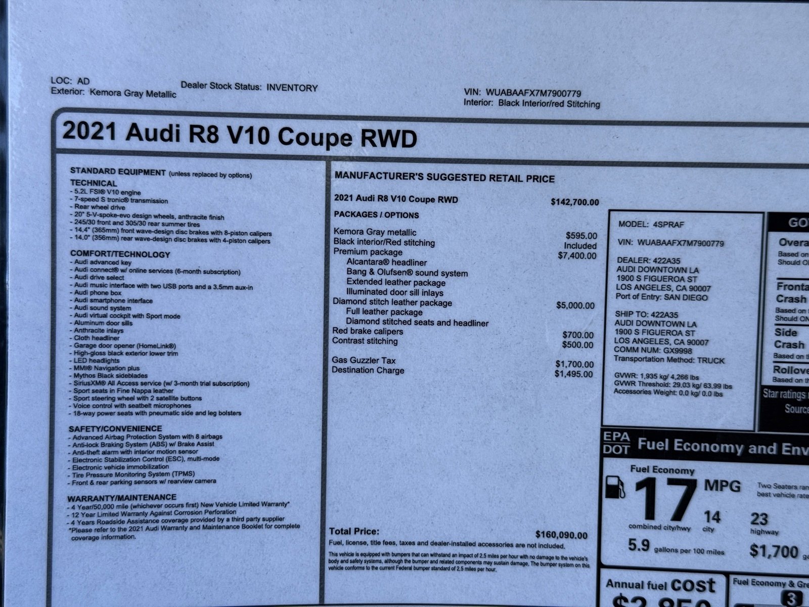 Used 2021 Audi R8 V10 image 27