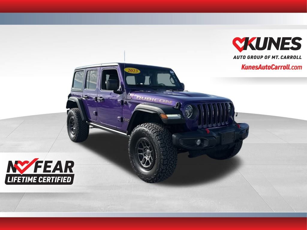Used 2023 Jeep Wrangler Unlimited Rubicon w/ Xtreme Recon 35" Tire Package image 1