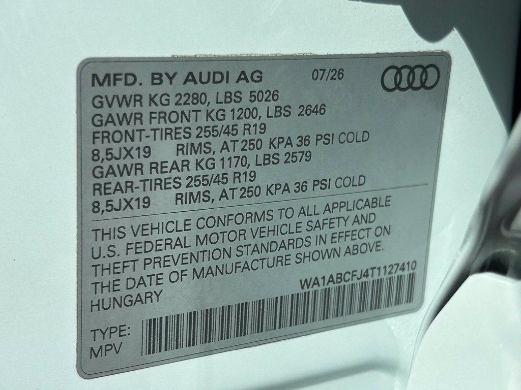 New 2026 Audi Q3 quattro 2.0T AWD/4WD image 57