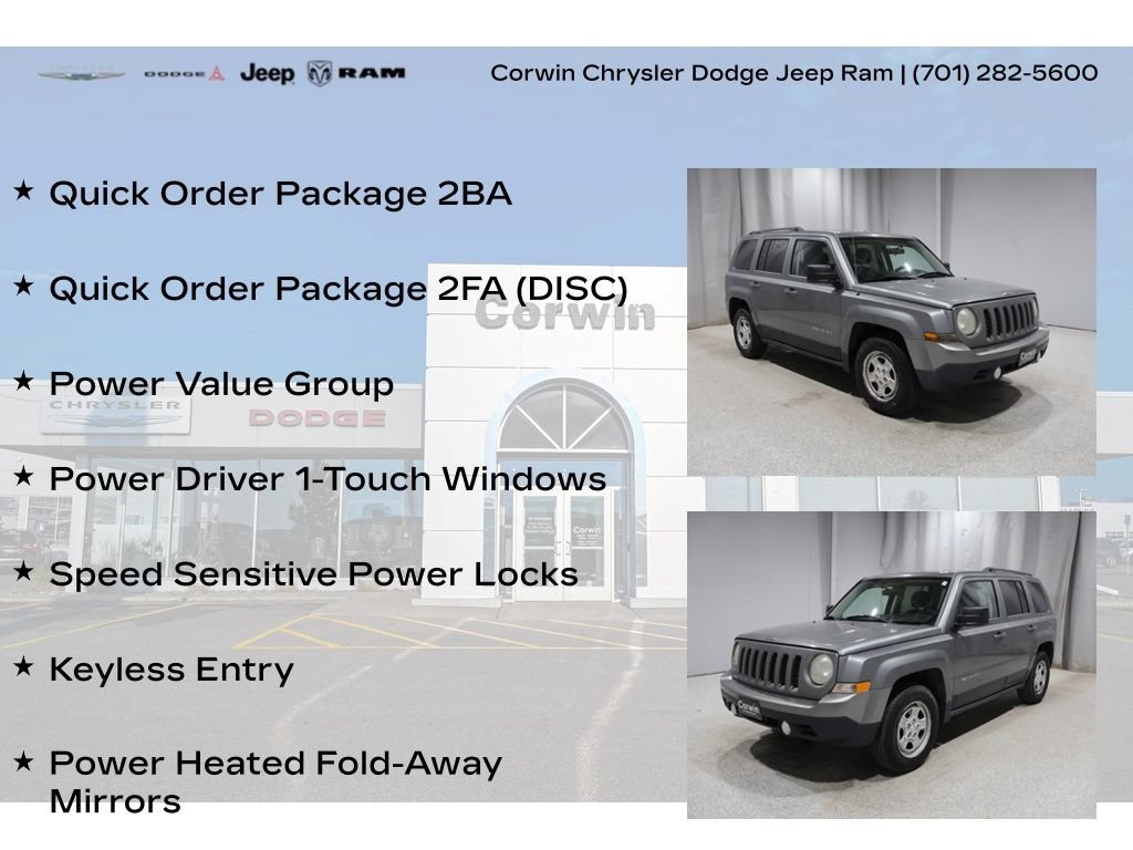 Used 2014 Jeep Patriot Sport w/ Power Value Group FWD image 8