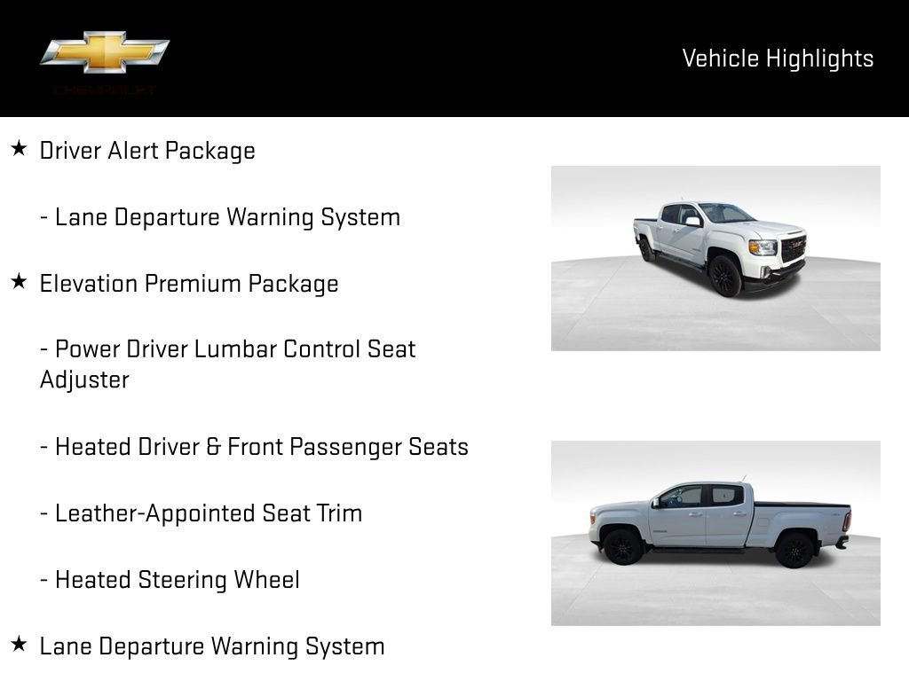 Used 2022 GMC Canyon Elevation w/ Elevation Premium Package image 21