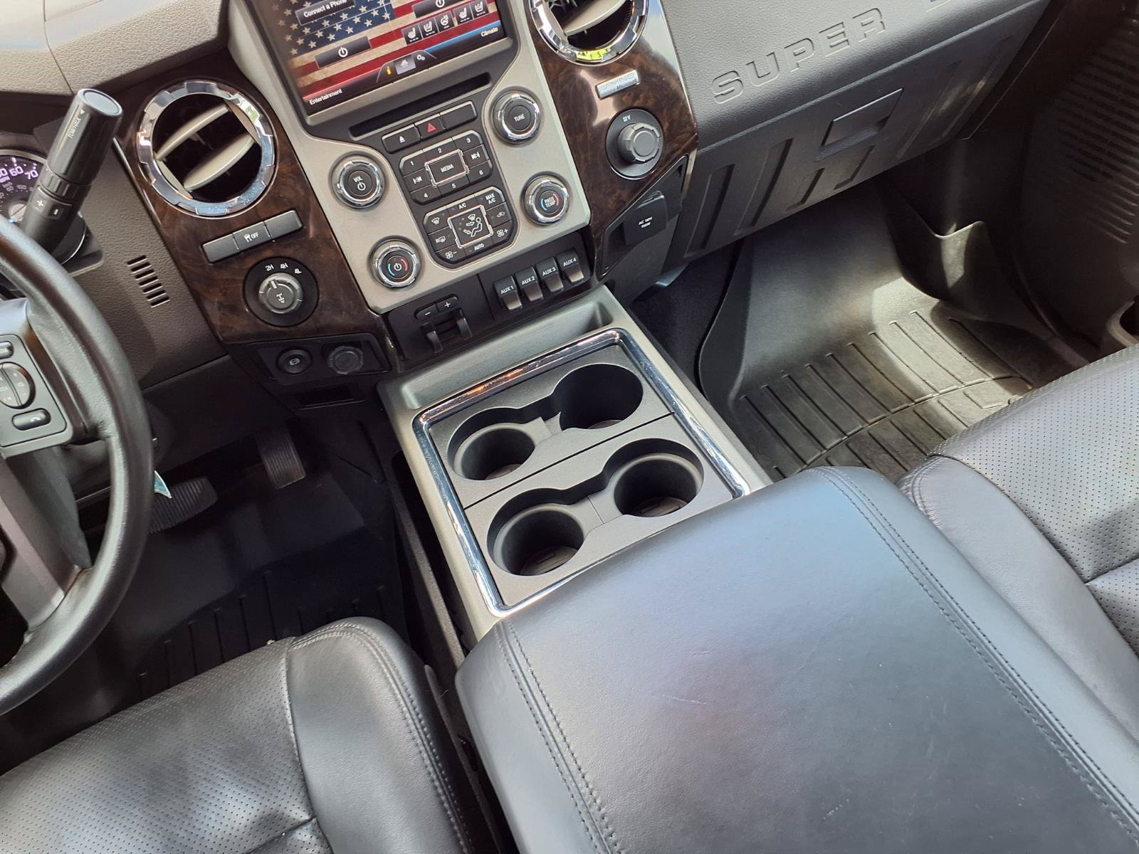Used 2015 Ford F350 Platinum w/ Snow Plow Prep Package AWD/4WD image 12