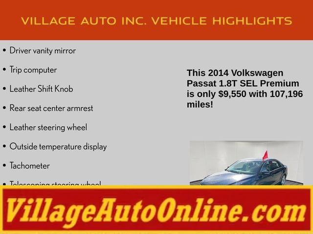 Used 2014 Volkswagen Passat 1.8T SEL Premium image 40