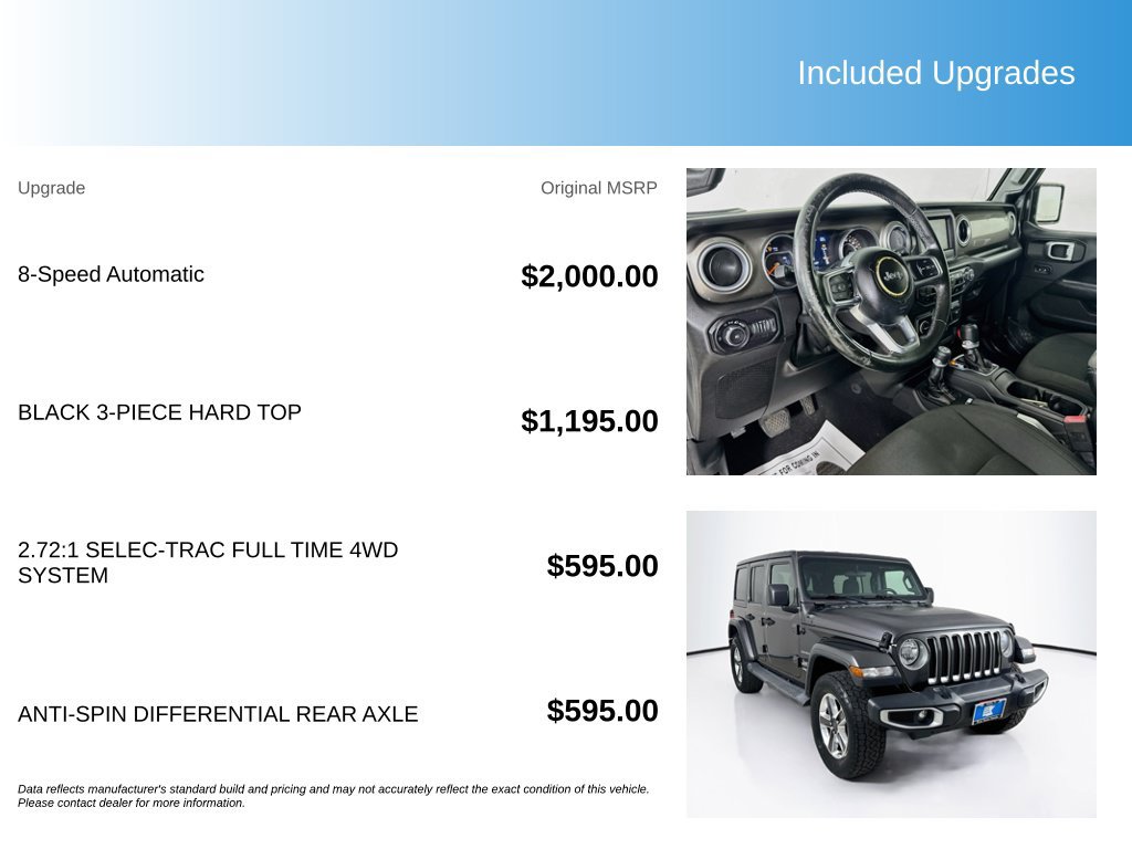 Used 2018 Jeep Wrangler Unlimited Sahara AWD/4WD image 5