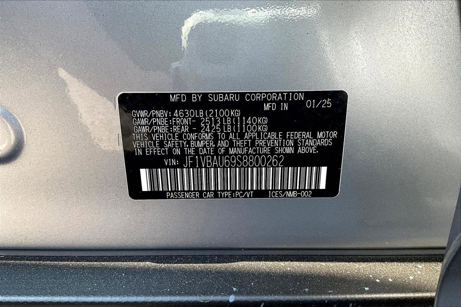 New 2025 Subaru WRX GT image 13