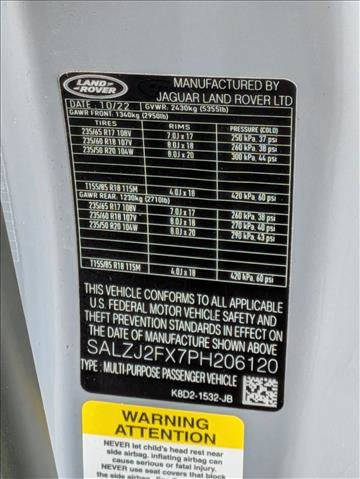 Certified 2023 Land Rover Range Rover Evoque S image 26