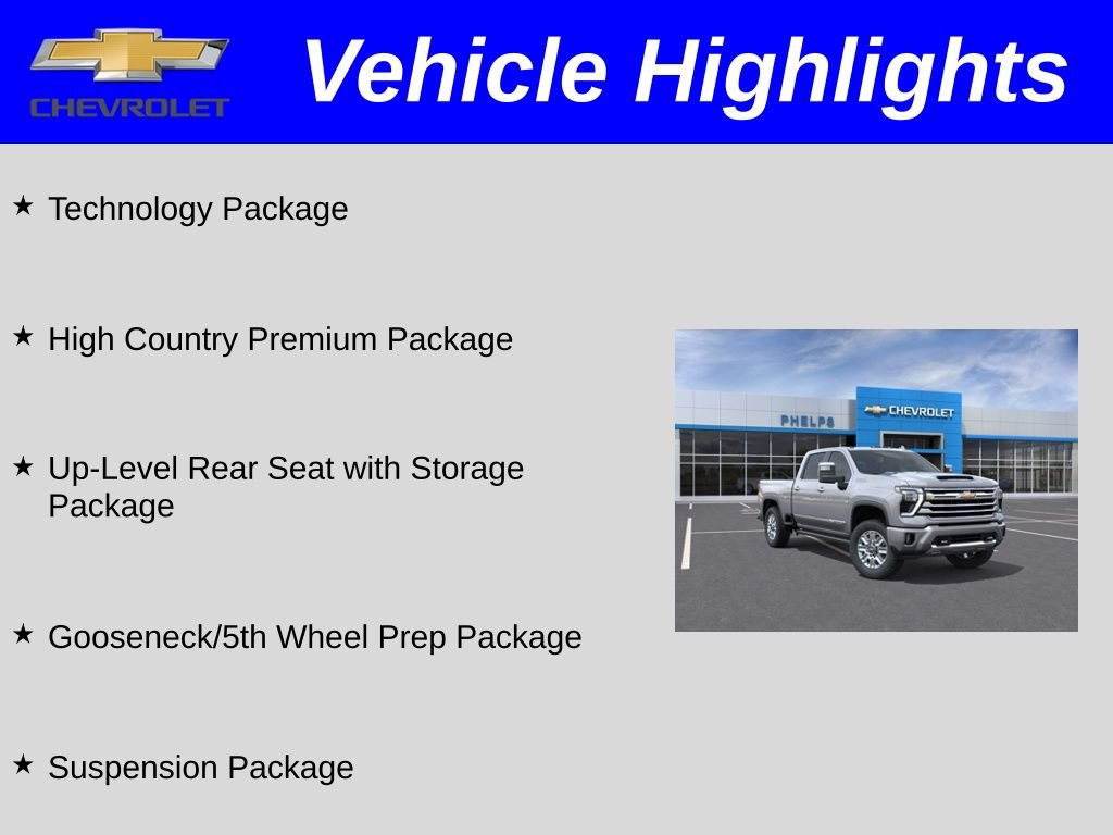 New 2026 Chevrolet Silverado 2500 High Country w/ High Country Premium Package AWD/4WD image 2