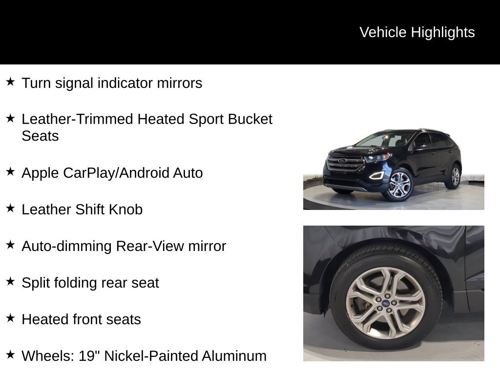 Used 2018 Ford Edge Titanium w/ Technology Package AWD/4WD image 19