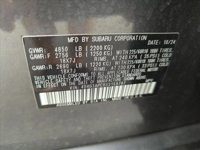 Used 2025 Subaru Outback Touring w/ Popular Package #2 AWD/4WD image 15