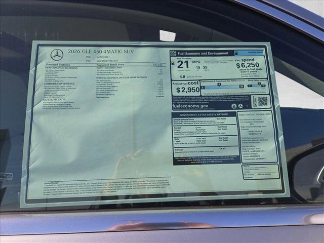 New 2026 Mercedes-Benz GLE 450 4MATIC image 16