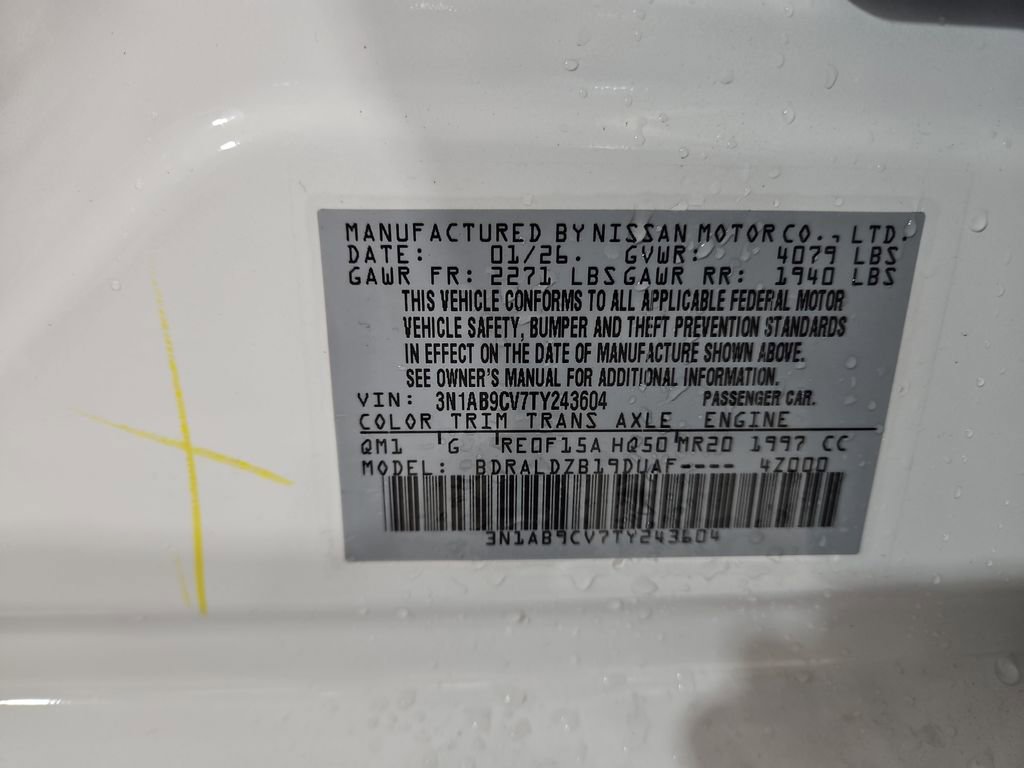 New 2026 Nissan Sentra SV image 30