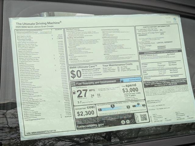 New 2026 BMW M235i xDrive image 18