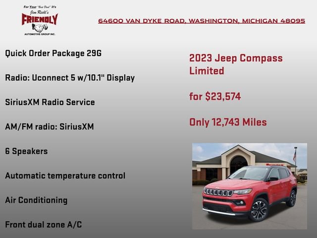 Used 2023 Jeep Compass Limited AWD/4WD image 5