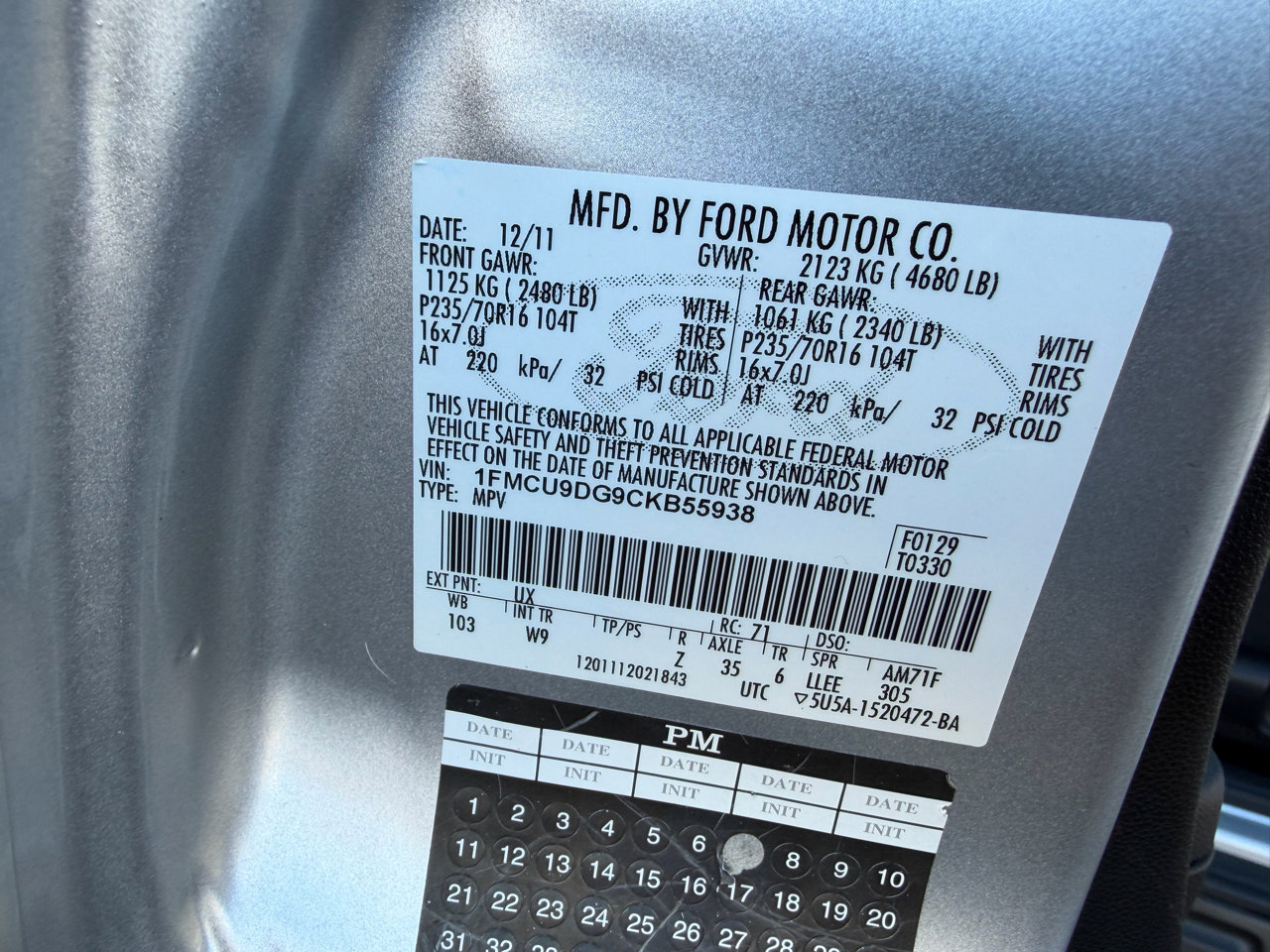 Used 2012 Ford Escape XLT image 9