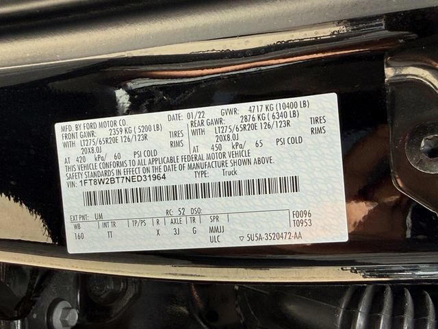 Used 2022 Ford F250 Limited AWD/4WD image 36
