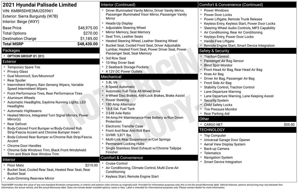 Used 2021 Hyundai Palisade Limited AWD/4WD image 3