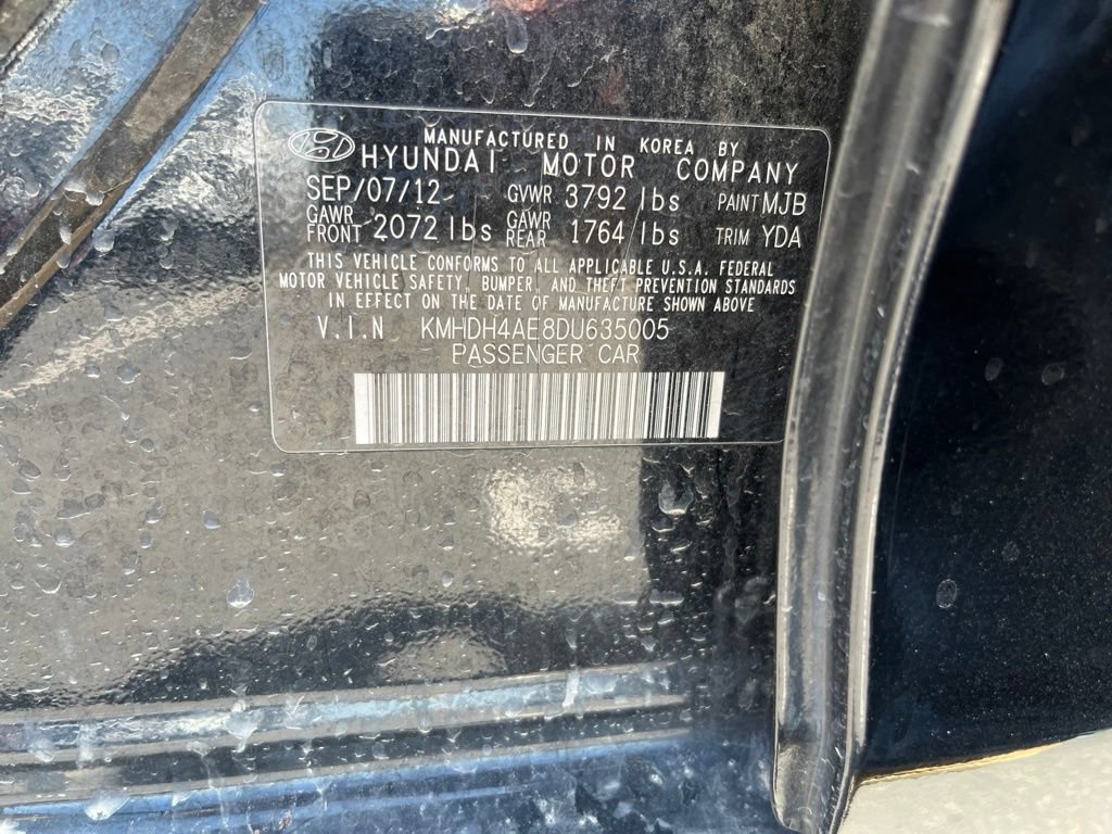 Used 2013 Hyundai Elantra GLS w/ Preferred Pkg FWD image 10