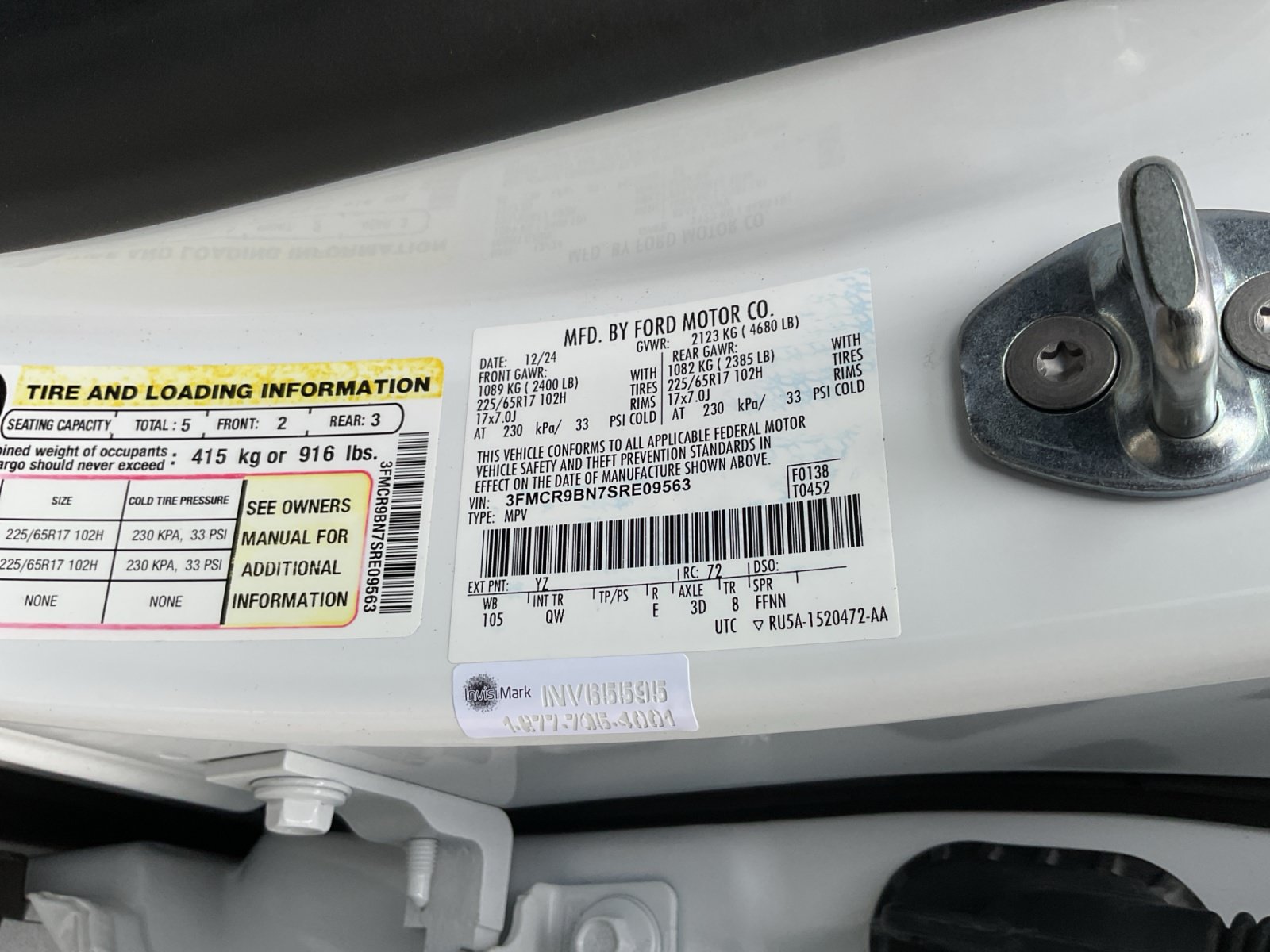 Used 2025 Ford Bronco Sport Big Bend AWD/4WD image 27