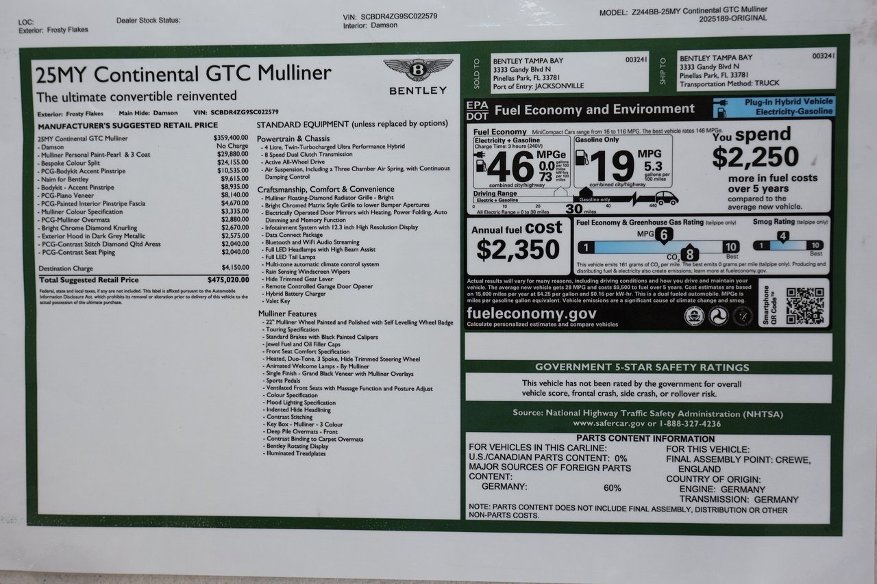 New 2025 Bentley Continental GT Speed image 20
