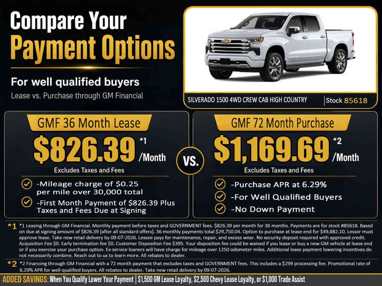 New 2026 Chevrolet Silverado 1500 High Country AWD/4WD image 2