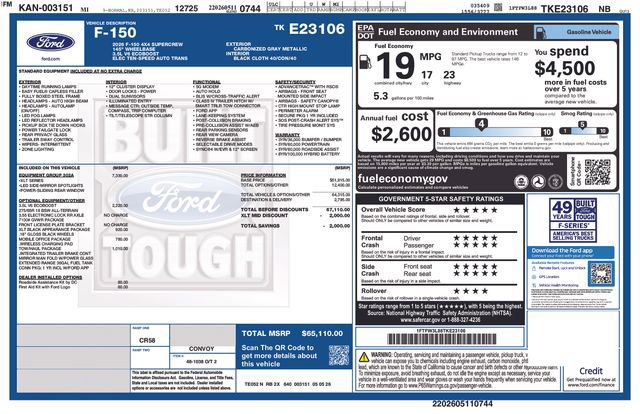 New 2026 Ford F150 XLT w/ Equipment Group 302A MID AWD/4WD image 4