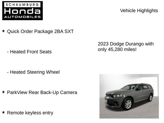 Used 2023 Dodge Durango SXT image 7
