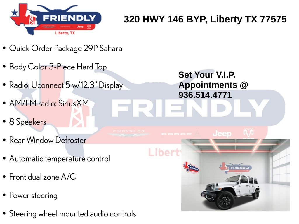 Used 2024 Jeep Wrangler Unlimited Sahara AWD/4WD image 5
