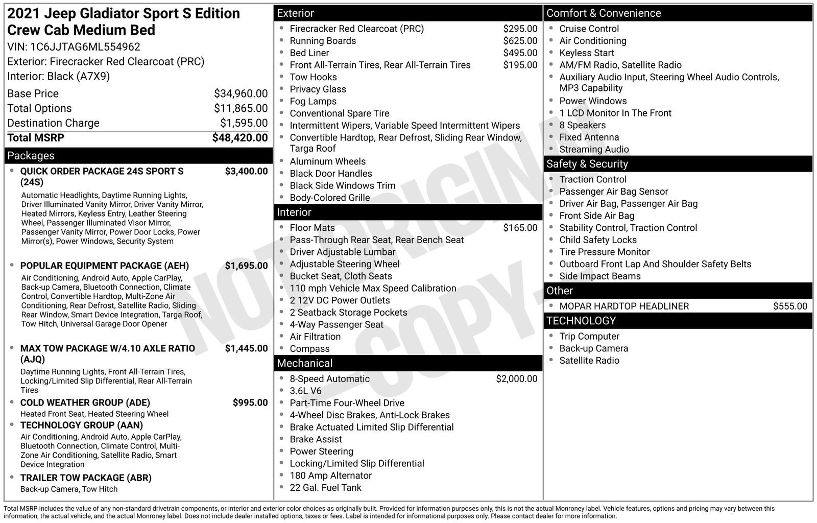 Used 2021 Jeep Gladiator Sport image 11