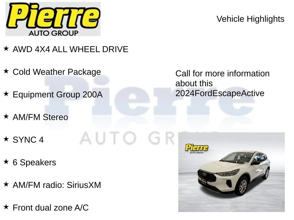Used 2024 Ford Escape Active AWD/4WD image 7
