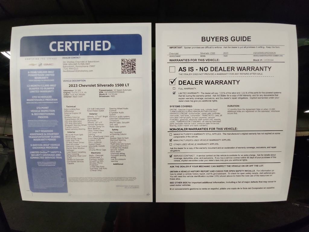 Certified 2023 Chevrolet Silverado 1500 LT w/ Protection Package image 38