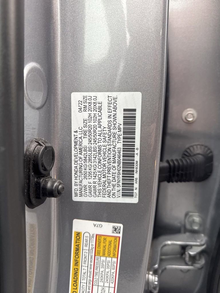 Used 2022 Honda Pilot Elite image 29