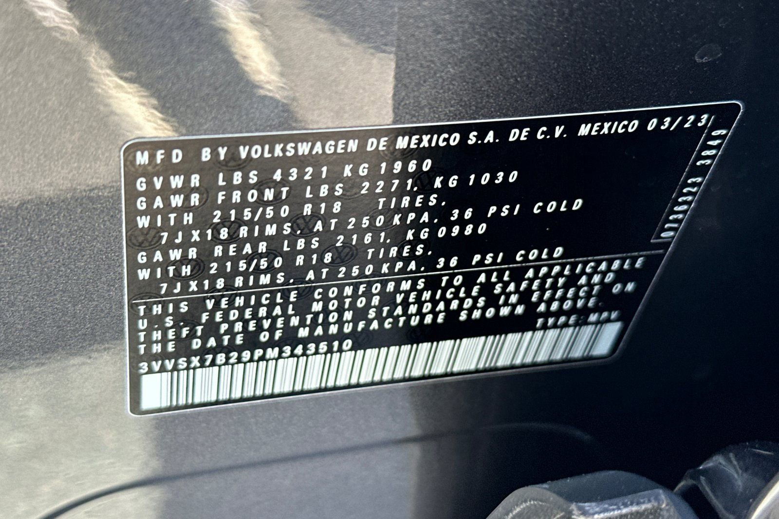 Used 2023 Volkswagen Taos SE w/ Black Wheel Package FWD image 29